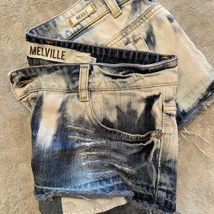 🤍 Brandy Tie-Dye Denim Shorts 🤍